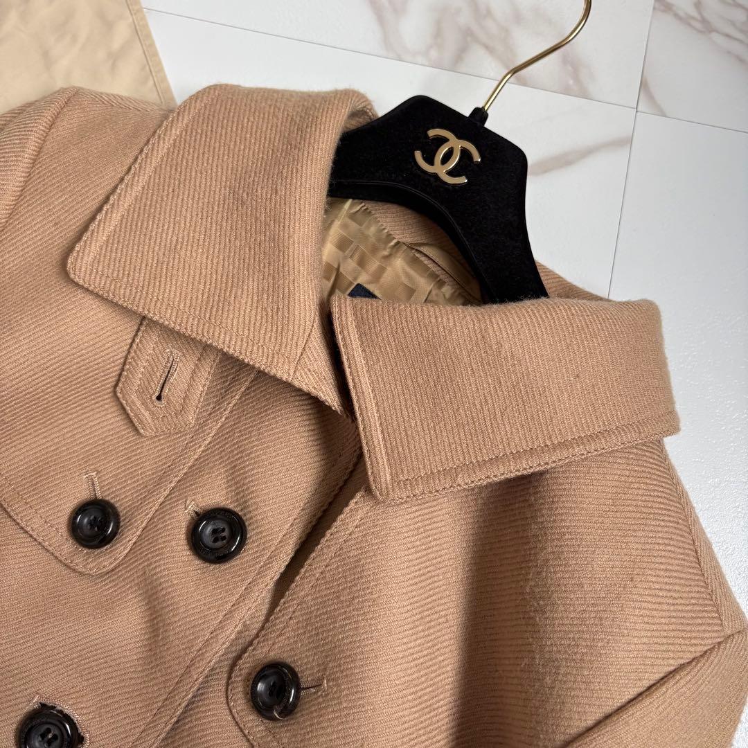 大きいサイズ3L◇バーバリーロンドン シングル ピーコート シャドー