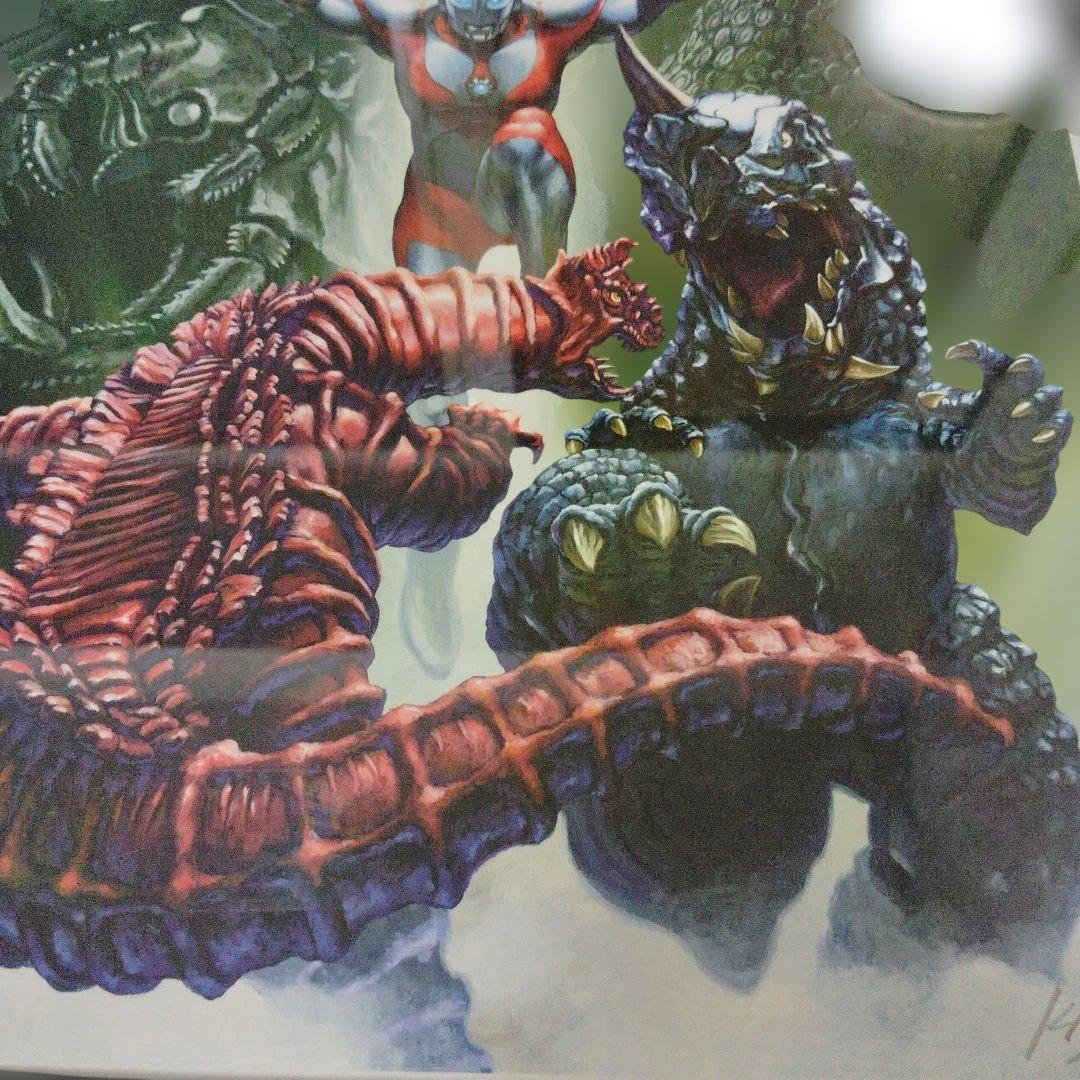 特撮 ウルトラマンパワード 絵画 円谷プロ 石巻市 石ノ森漫画館 怪獣