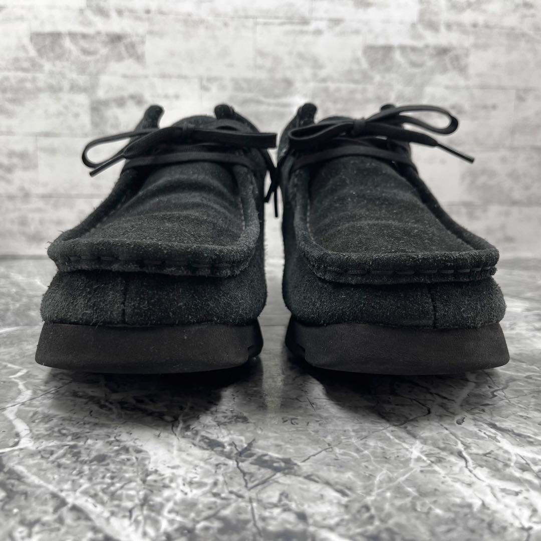 クラークスオリジナル ワラビーブーツ GTX 25.5cm ブラック モカシン