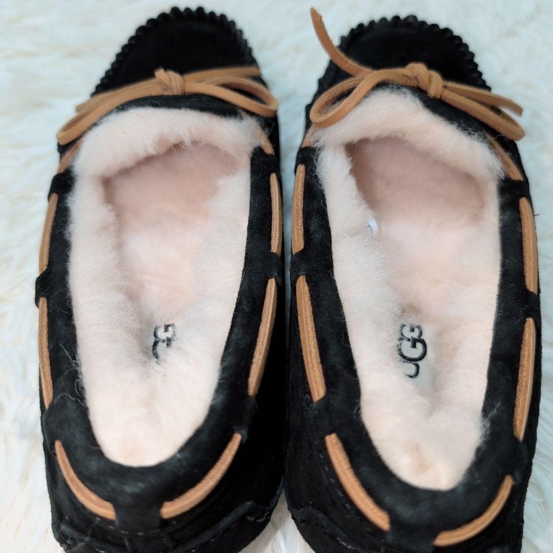 【未使用級】アグ ダコタ モカシン スリッポン ブラック 23.0cm