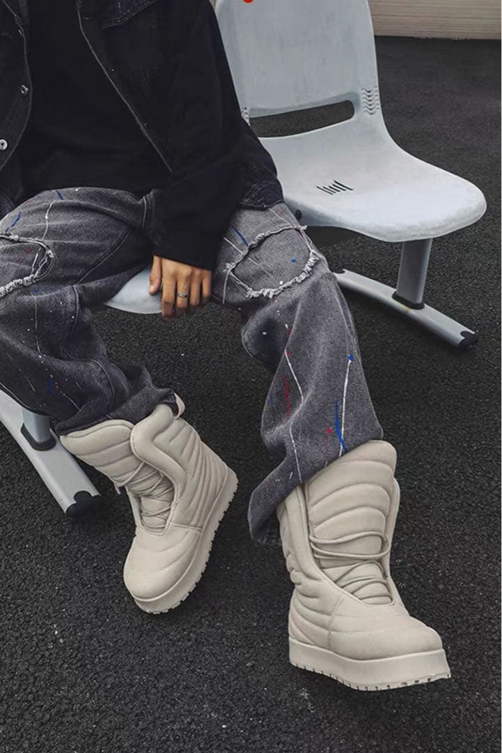 Opium - Pluto lunar white sneakers boots - メルカリ