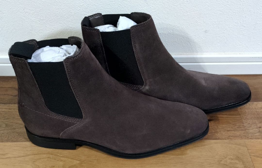 ◆新品◆【Clarks】サイドゴアブーツ Dark Brown 25.5cm