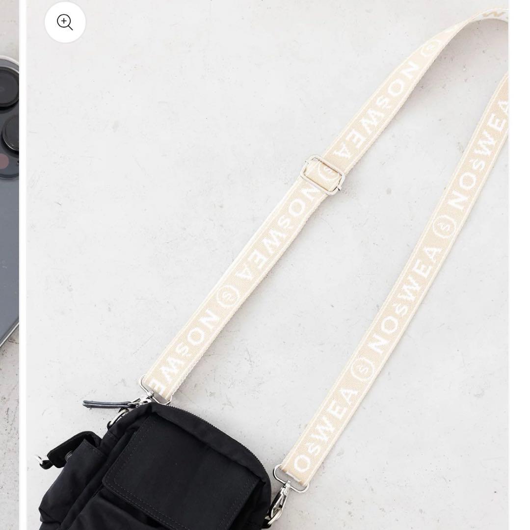 d.o.t_shoulder NOsWEA ショルダーベルト ベージュ