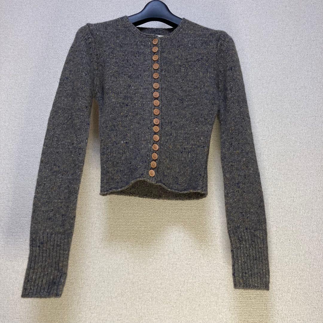 SHISHIKUI MANY BOTAN カーディガン Khaki メニボ - メルカリ