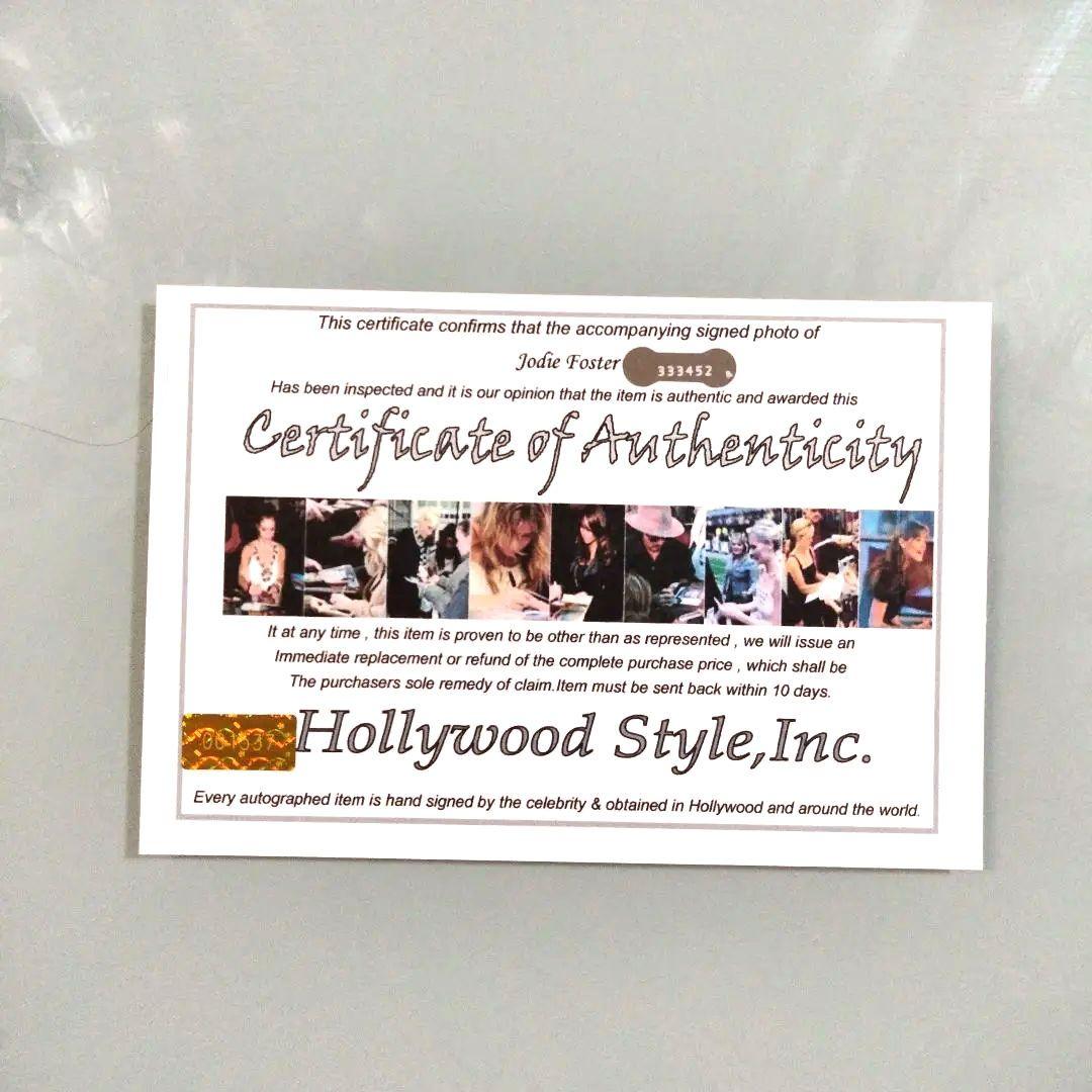 セール中…ジョディ・フォスター直筆サイン入り2Lサイズ写真…フライト