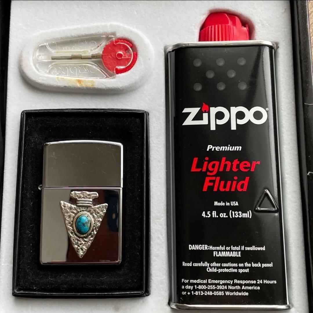 USED】zippo 1999年vintageインディアンジュエリーターコイズ - メルカリ