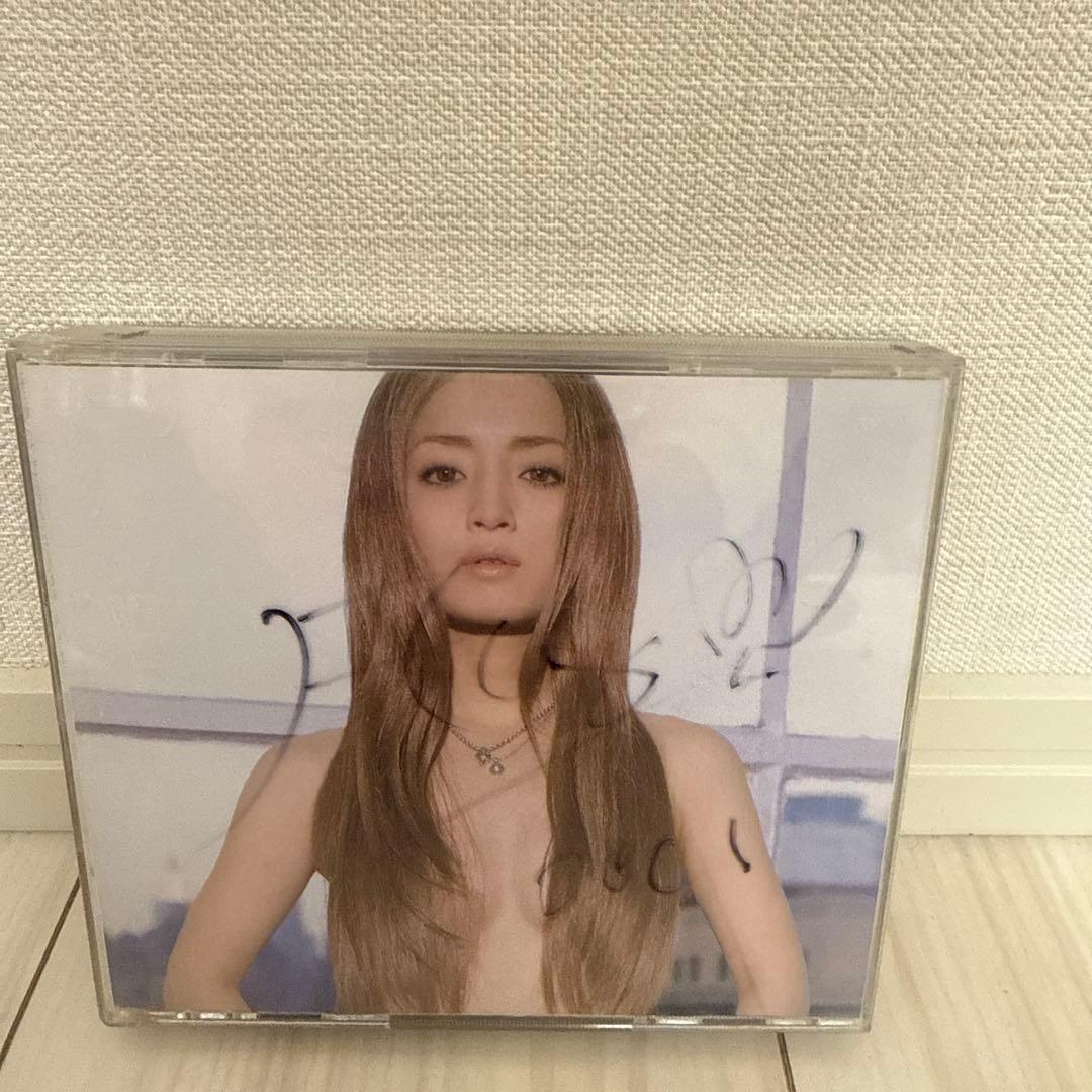 AYU あゆ　浜崎あゆみ　サイン入り レア】浜崎あゆみ あゆサイン入り特大ポスター KOSE visee コーセー