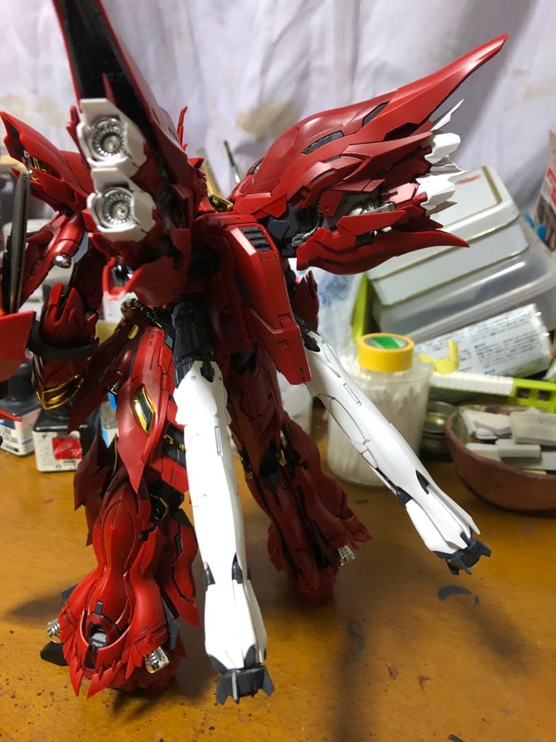 海外製プラモデル 真紅の三倍速 MGシナンジュ似 - メルカリ