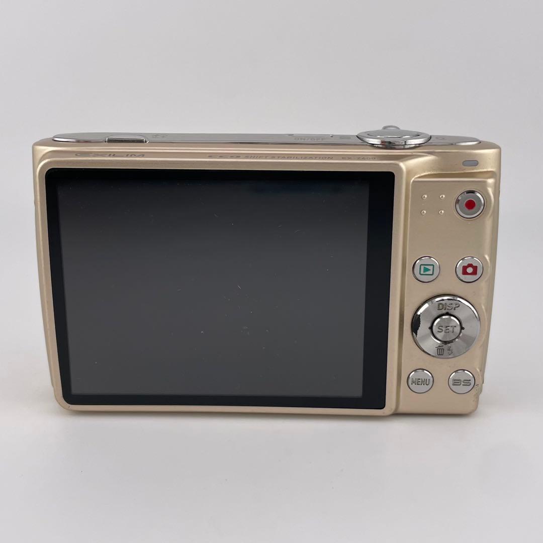 実写美⭕️【動作確認済】CASIO EXILIM EX-Z400 ゴールド - メルカリ