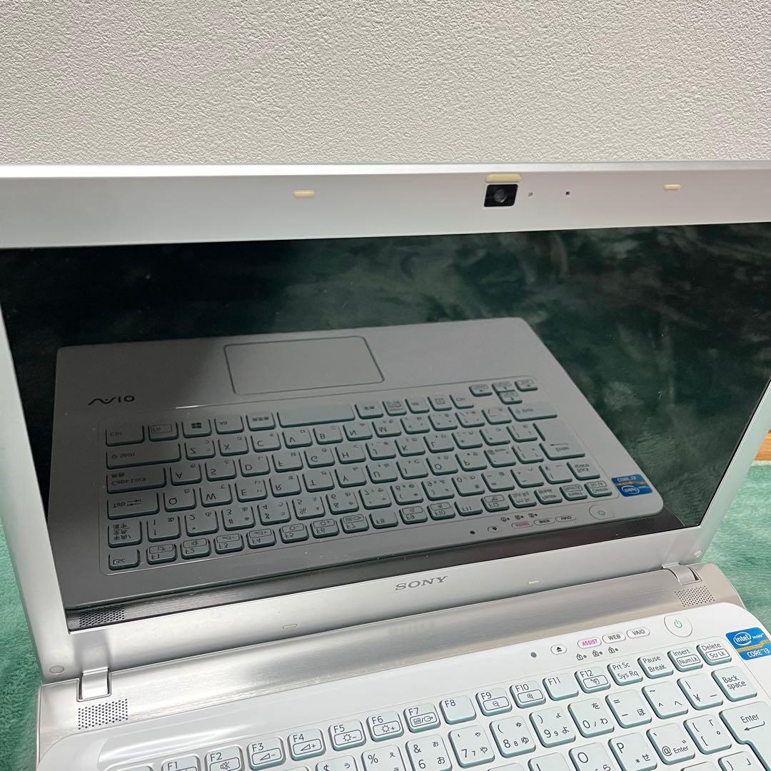 SONY VAIO Eシリーズ SVE14A28CJW ホワイト×ブルー - メルカリ