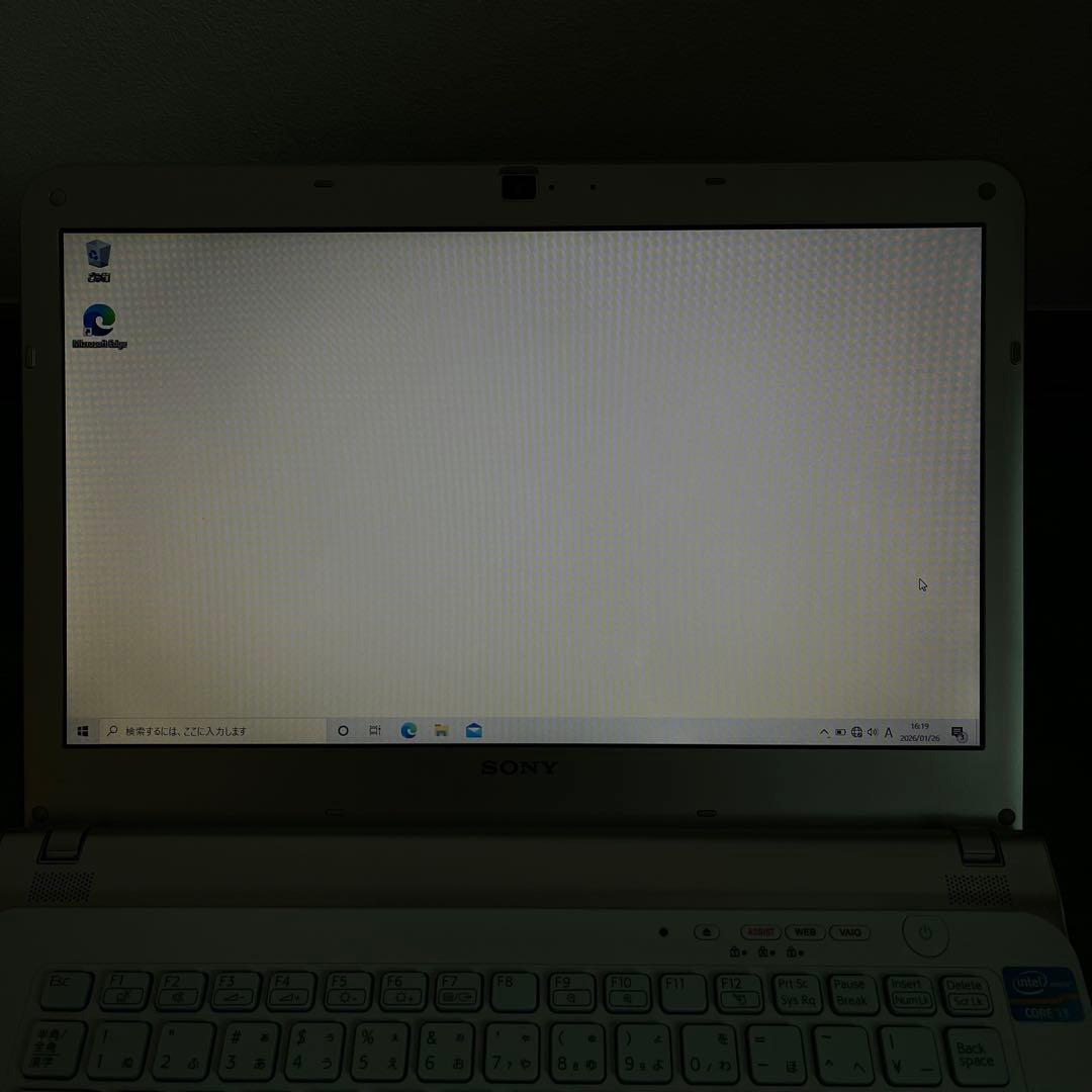 SONY VAIO Eシリーズ SVE14A28CJW ホワイト×ブルー - メルカリ