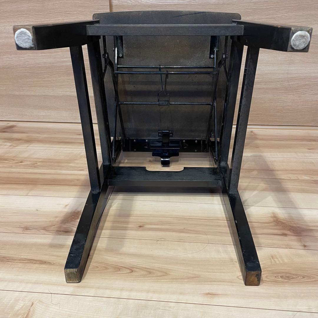 送料込】YAMAHA付属 トムソン椅子 ピアノ椅子 アップライト 高さ調整可能