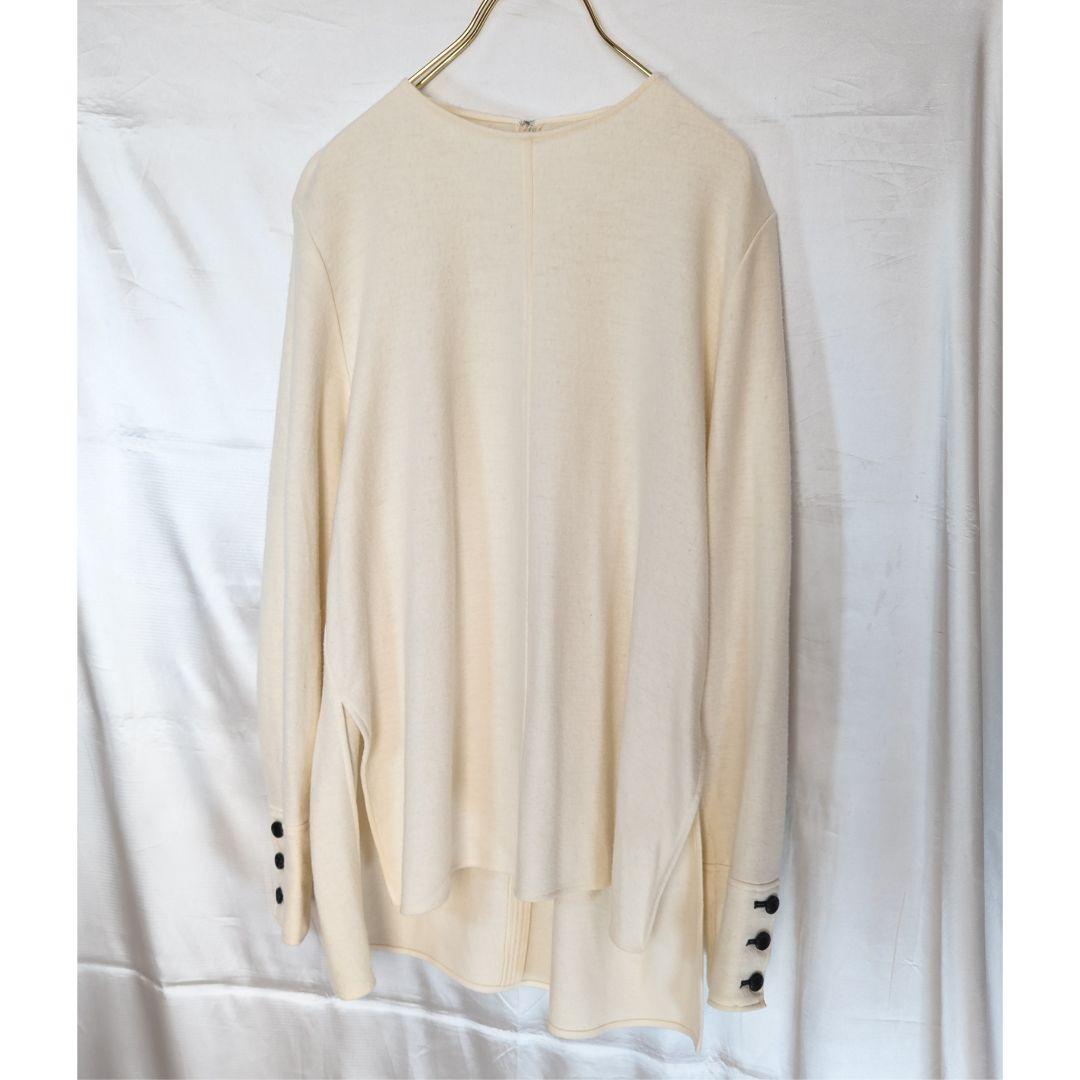 LOHEN ローヘン ウール ボリュームスリーブ ブラウス アイボリー F