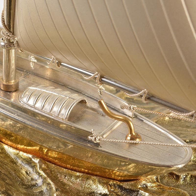 三越謹製 銀製 銀帆船 ヨット 約51g 置物 共箱 M R7467B - メルカリ