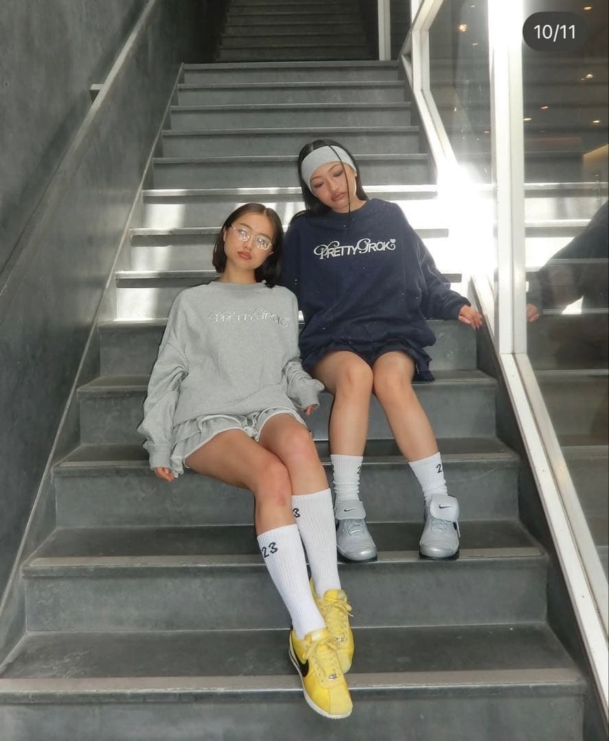 THT グリッターセットアップ ネイビー