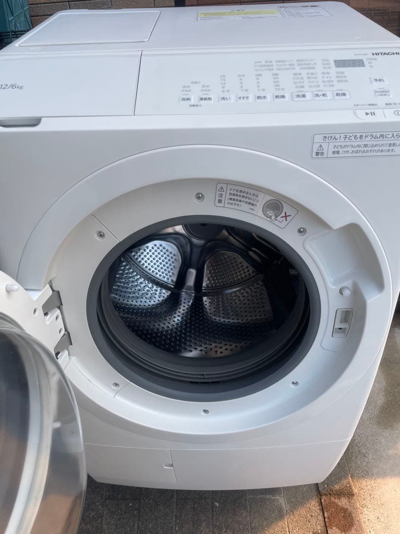 高年式❗️ほぼ未使用】2024年製 日立ドラム式洗濯機 BD-SV120KL