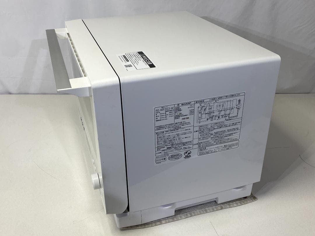 SHARP オーブンレンジ RE-WF263-W 2022年製 - メルカリ