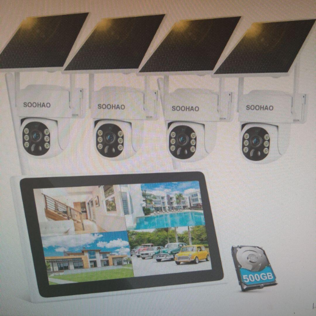 SOOHAO ワイヤレス防犯カメラ ４台セット 500GB　W400-BS-4 Amazon.co.jp: 【500万画素・4TB HDD内蔵・双方向の音声】SOOHAO
