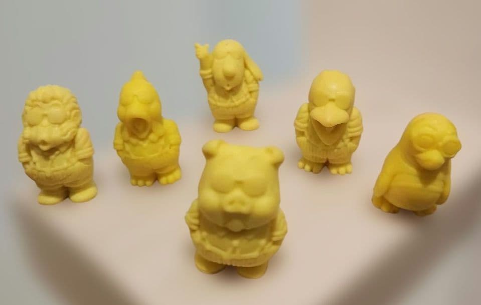 アラレちゃん消しゴム 黄色 希少【ペンギン村のサングラス仲間セット