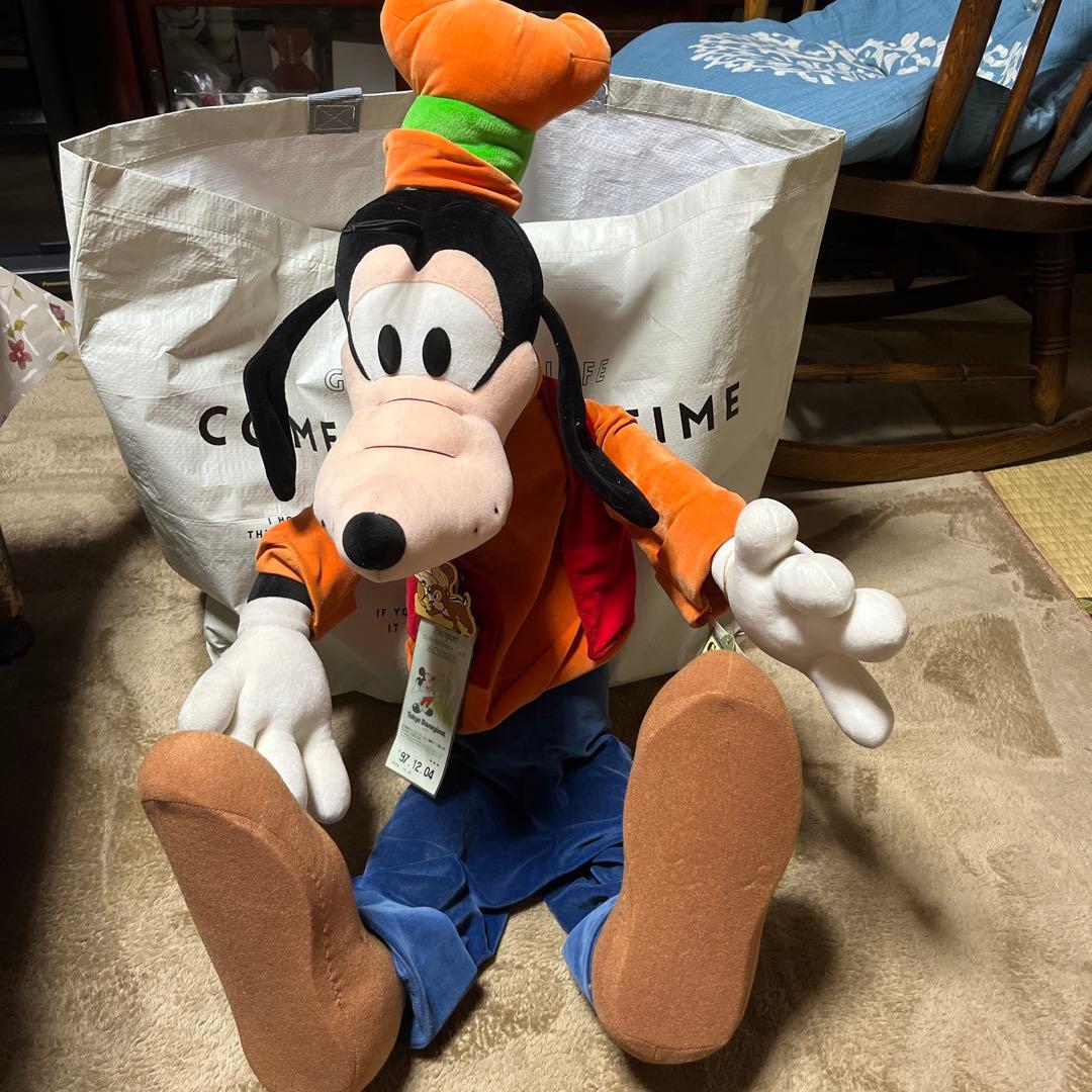 ヴィンテージ Disney ディズニー 特大 グーフィー ぬいぐるみ 90cm ヴィンテージ Disney ディズニー 特大 グーフィー ぬいぐるみ 90cm