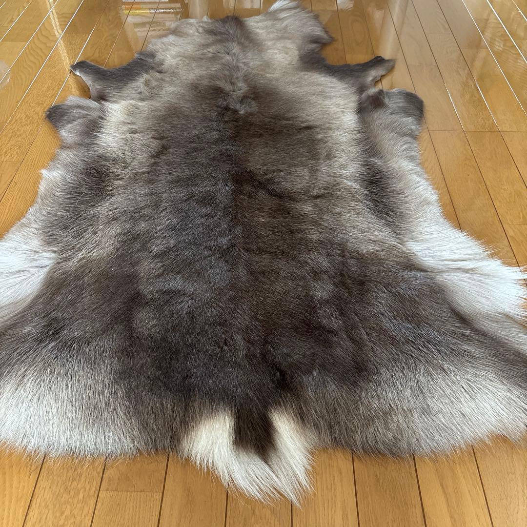 新品 トナカイファー 毛皮 ラグ アウトドア 袋付き - メルカリ