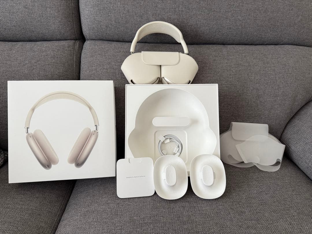 【シノ】 AirPodsMax 第二世代(スターライト) type-C 第2世代 AirPods Max スターライト タイプC AirPods Max第二世代