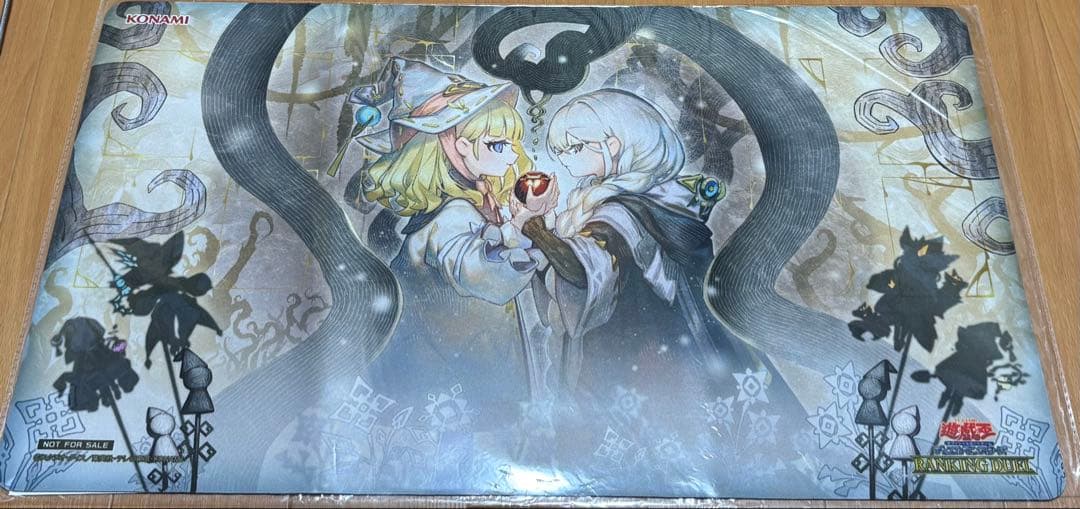 遊戯王 ランキングデュエル 白き森 罪宝の囁き プレイマット スター
