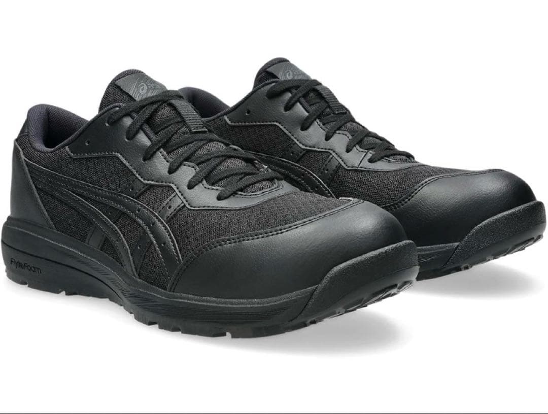 アシックス CP221 安全靴 ローカット 27.0cm ブラック×ブラック