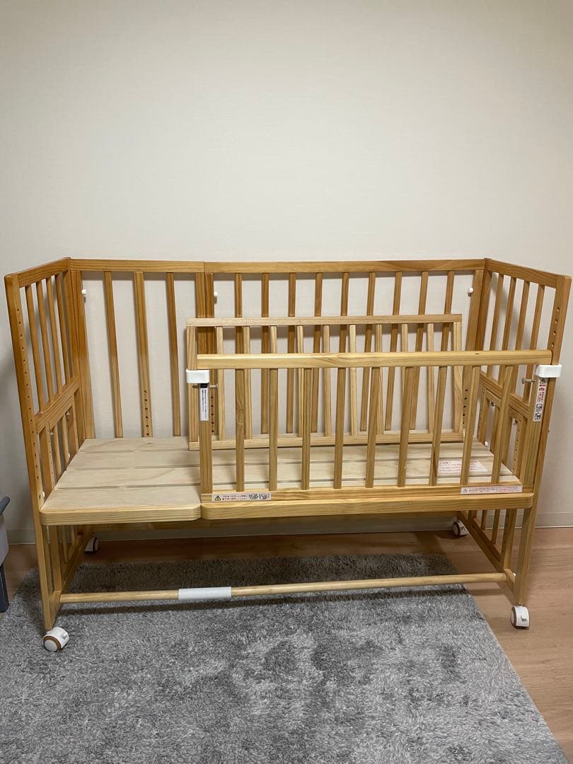 大和屋　ソイネール+ロングsoinel+longベビーベッド　yamatoya soinel | yamatoya co.,ltd. ベビーチェア・ベビーベッド・キッズ家具