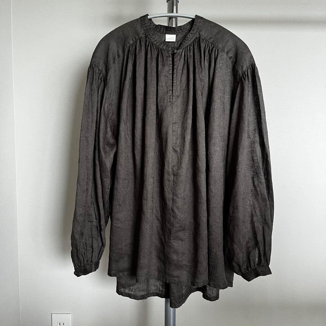 かぐれ 長袖リネンスモックブラウス - メルカリ