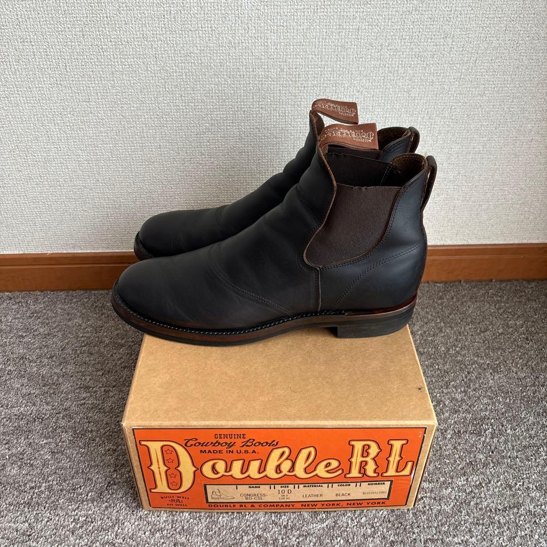 RRL サイドゴアブーツ ダブルアールエル ラルフローレン チェルシー 茶