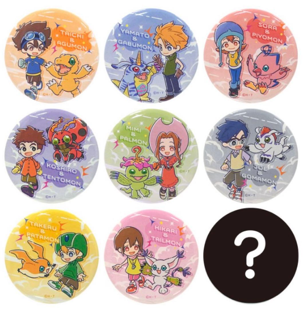 デジモン 缶バッジ コンプセット ダイソー 全9種セット - メルカリ