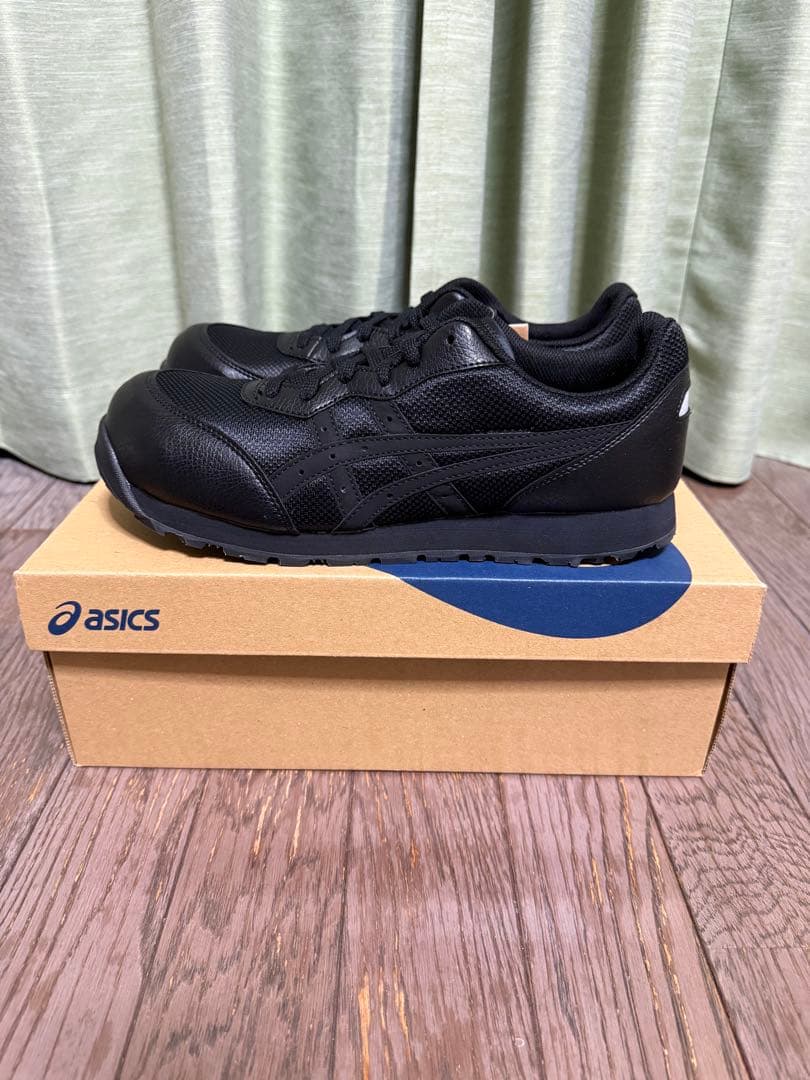 asics WINJOB CP201 ブラック安全靴 メンズ 26.5cm