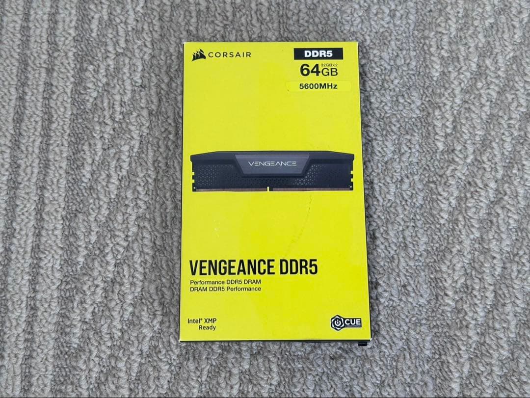 【開封のみ】CORSAIR DDR5-5600MHz 64GB(32GB×2) Amazon | CORSAIR DDR5-5600MHz デスクトップPC用 メモリ VENGEANCE