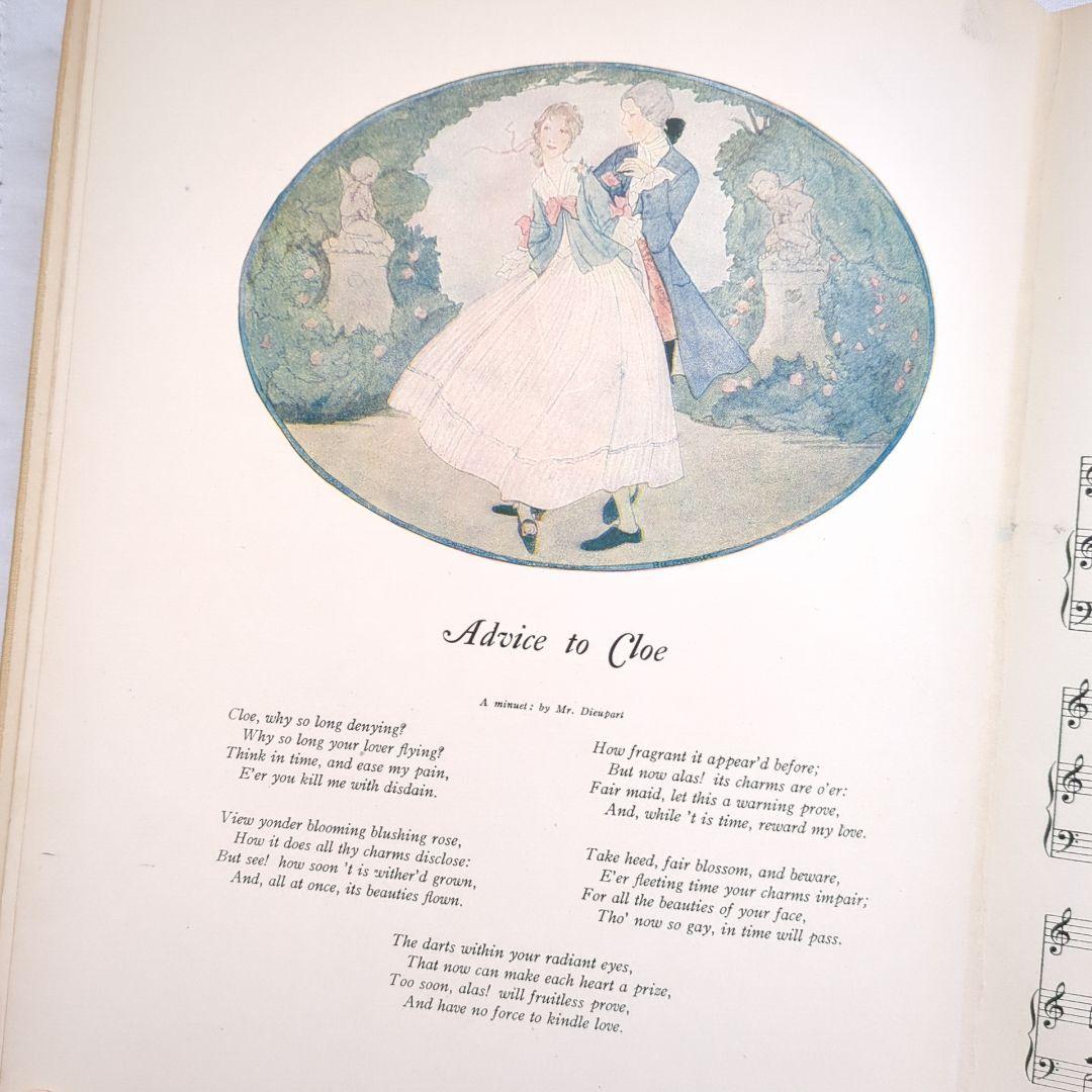 稀少1923アンティーク楽譜 絵本 洋書古書 児童書 ヴィクトリアン