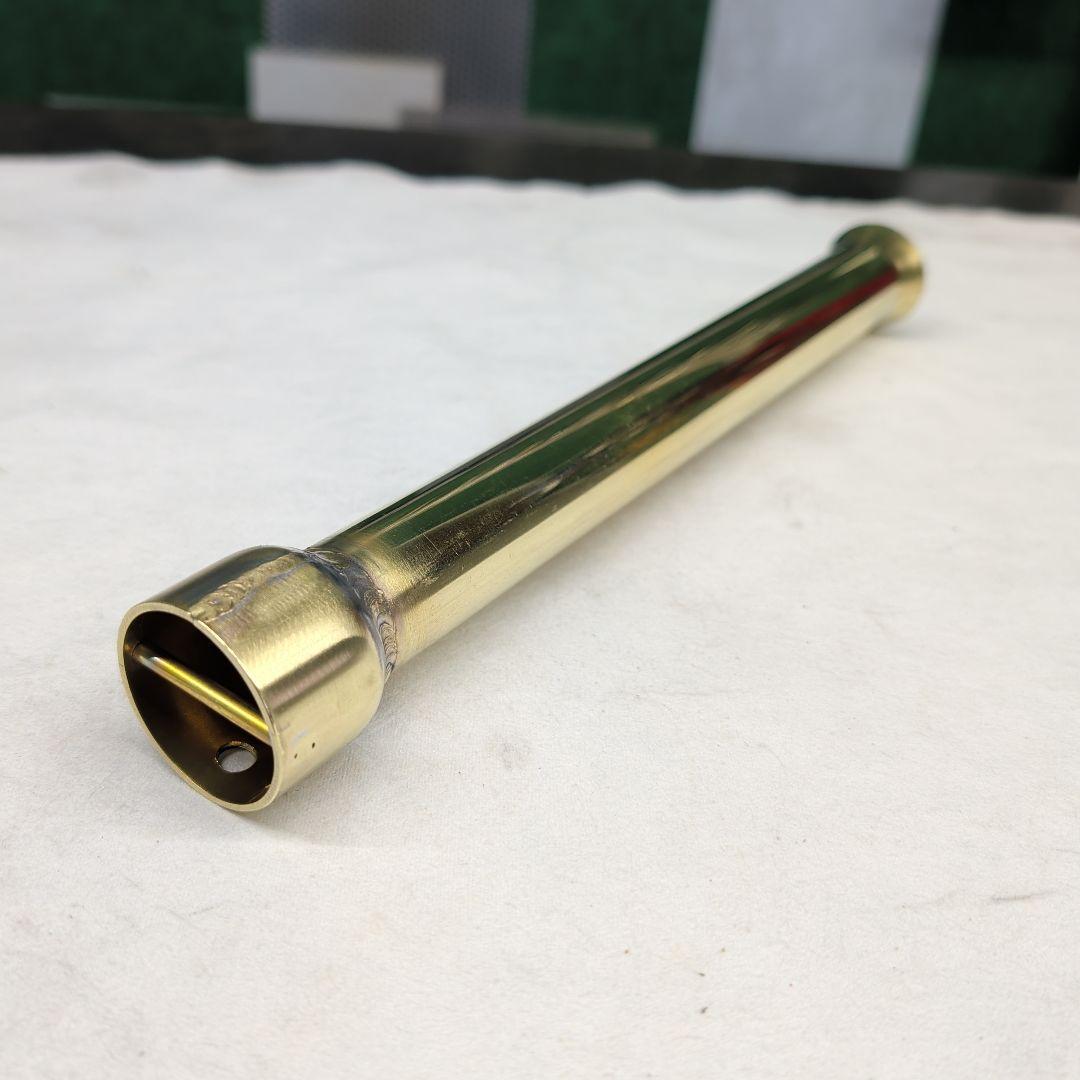 【AYUファクトリー】ヒヅキロング管用　真鍮サイレンサー28 AYUファクトリー】ヒヅキロング管用 真鍮サイレンサー25 - メルカリ