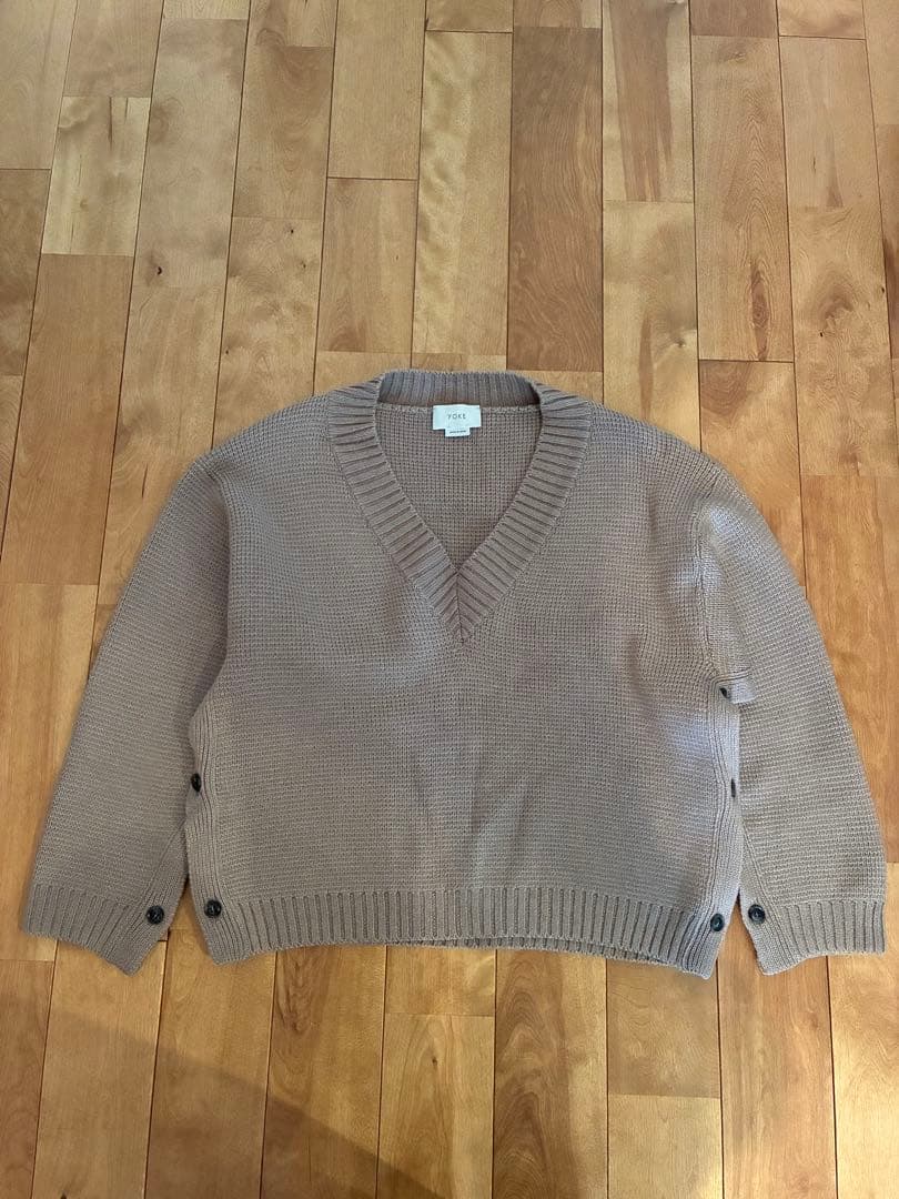 YOKE 19aw 5G MILANO RIB V-NECK KNIT - メルカリ