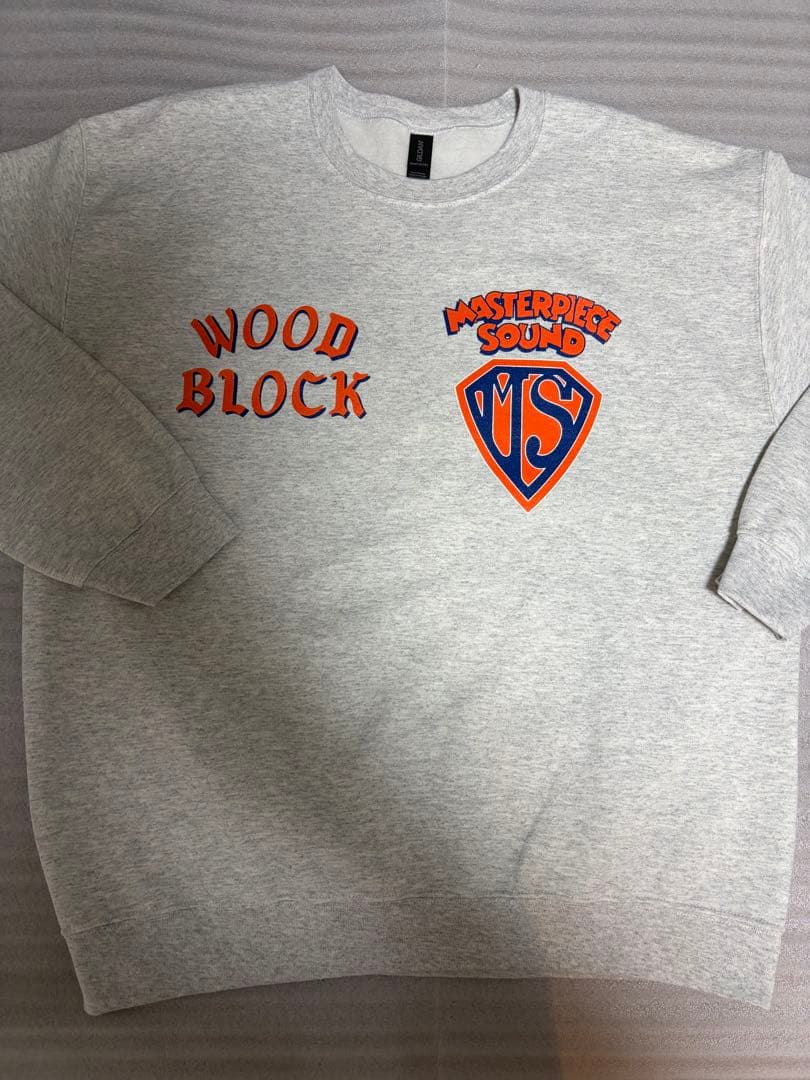 masterpiece x wood block スウェット　未使用 完売 WOOD BLOCK × MASTERPIECE SOUND スウェット - メルカリ