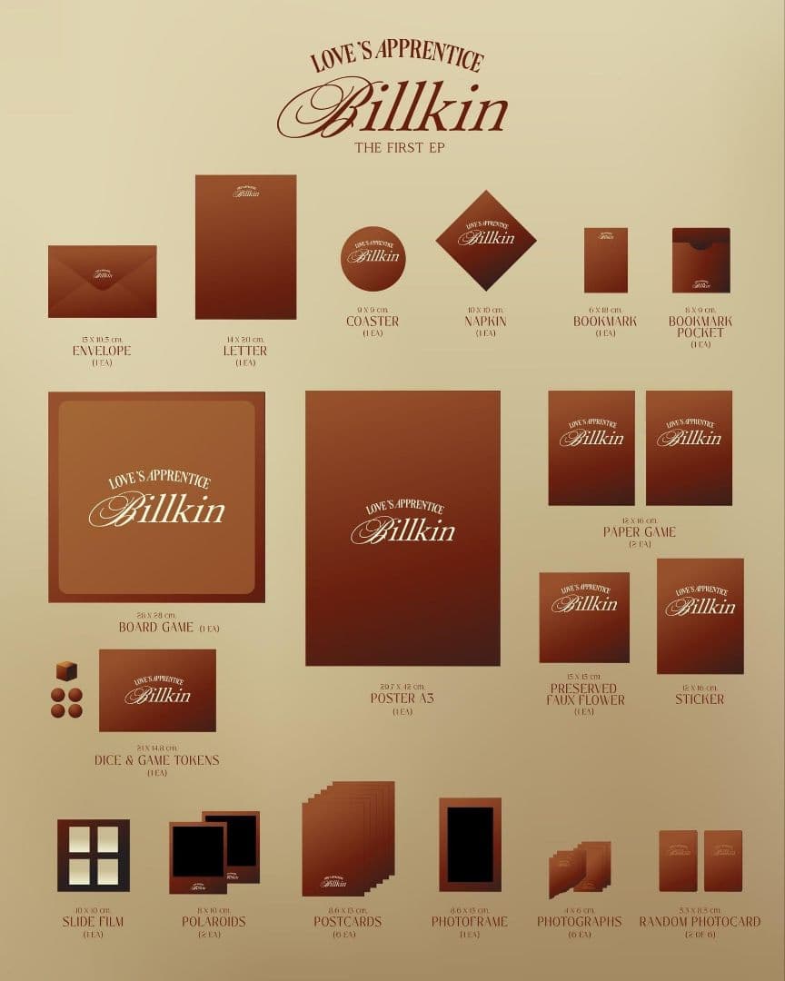 Billkin Love's Apprentice BOXセット マグネット付