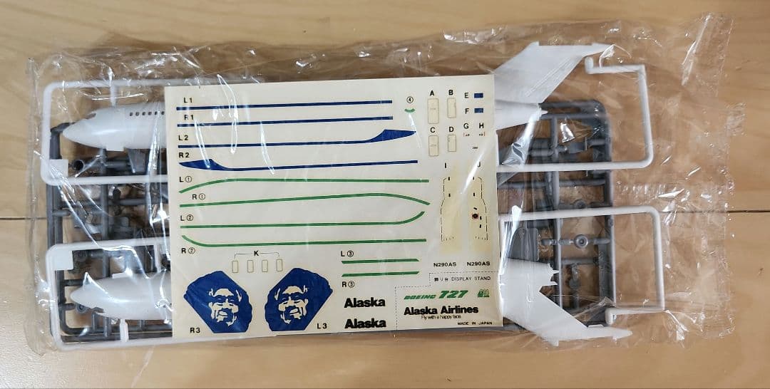 アラスカ航空ボーイング727 1/200 KITNo002/500 - メルカリ