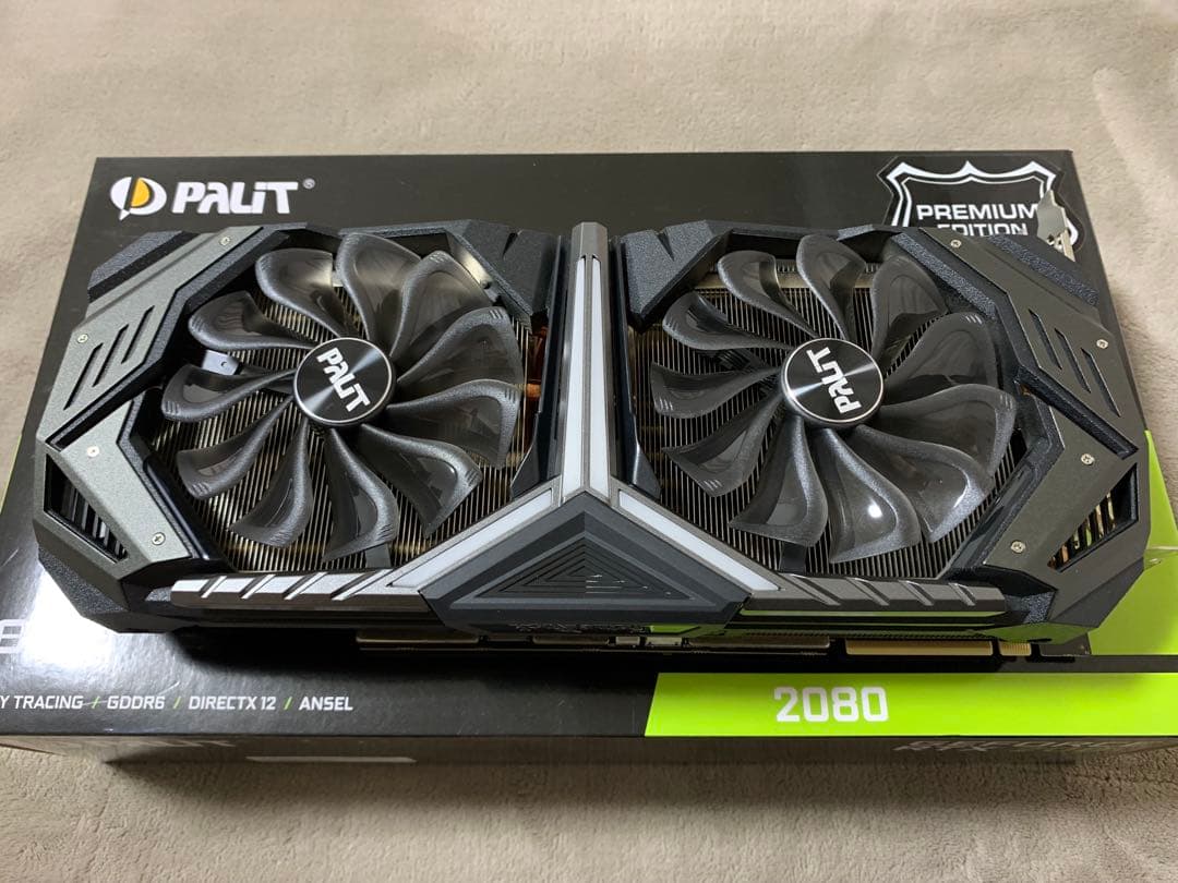 【早い者勝ち】PALIT GeForce RTX 2080 GameRock デュアルファン仕様のGeForce RTX 2080がPalitから2モデル登場、実売12