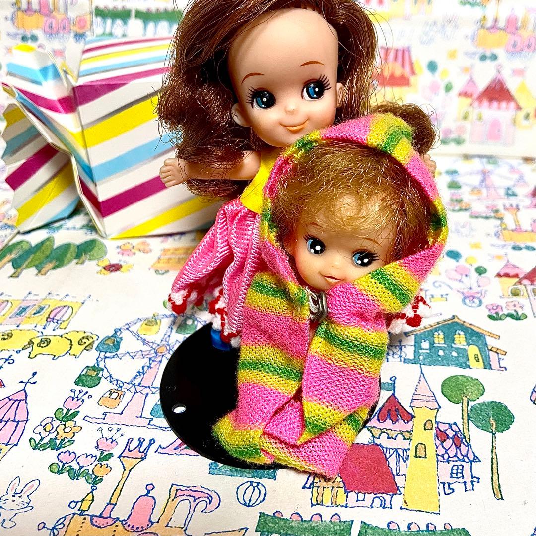 昭和レトロ タカラ チビッコメイト チビッコチーちゃん&チーちゃんの