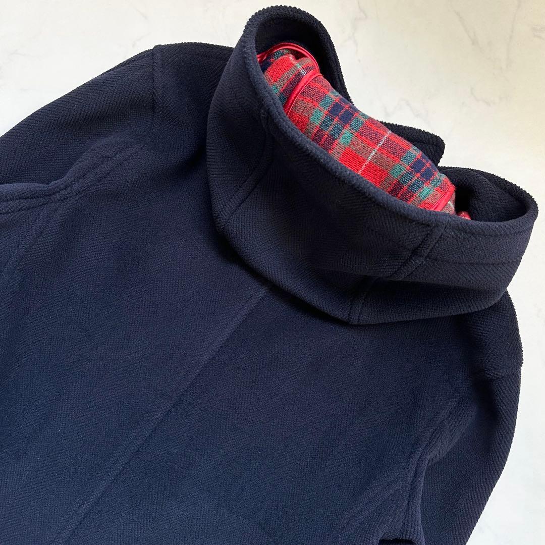XL相当 Moorbrook◎バラクータ ダッフルコート ウール 肉厚 濃紺42