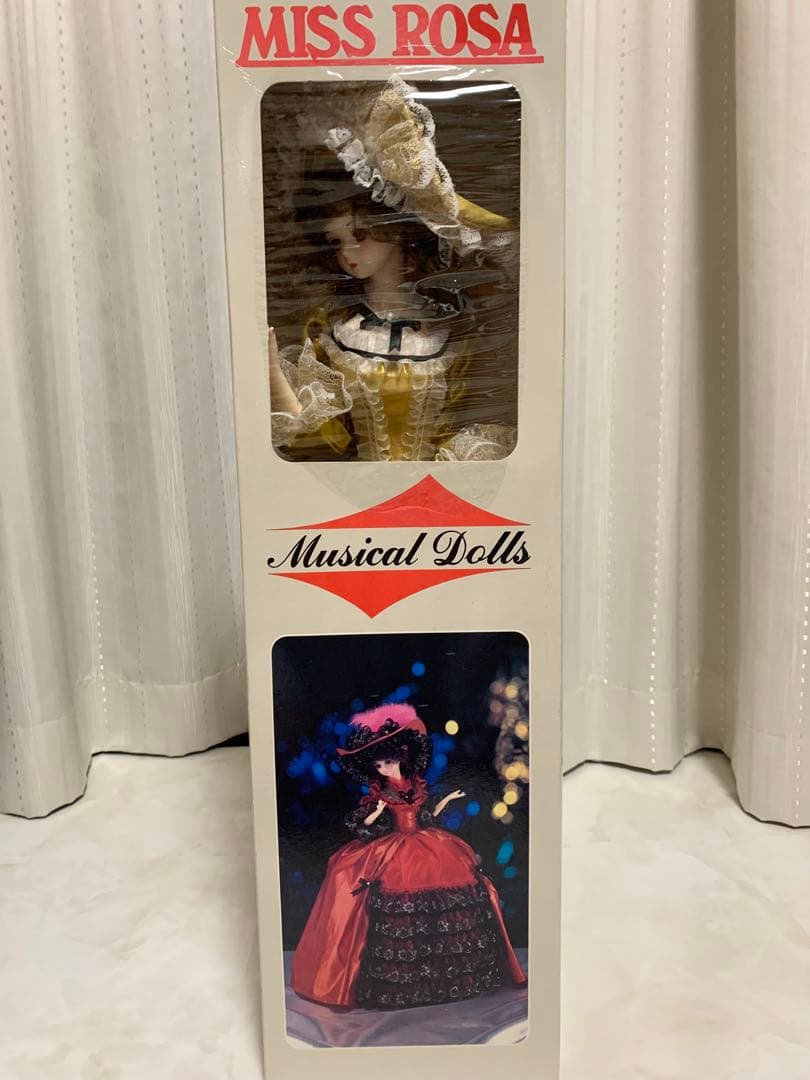 アンティーク オルゴール miss ROSA 人形 ドール 昭和レトロ