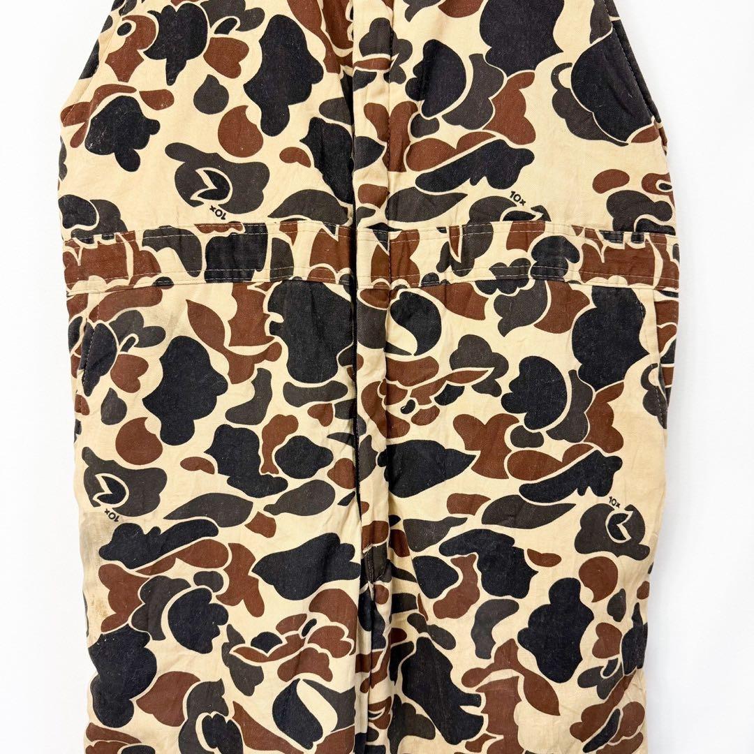 80s 10X USA製 ダックハンターカモ つなぎ オーバーオール S48b - メルカリ