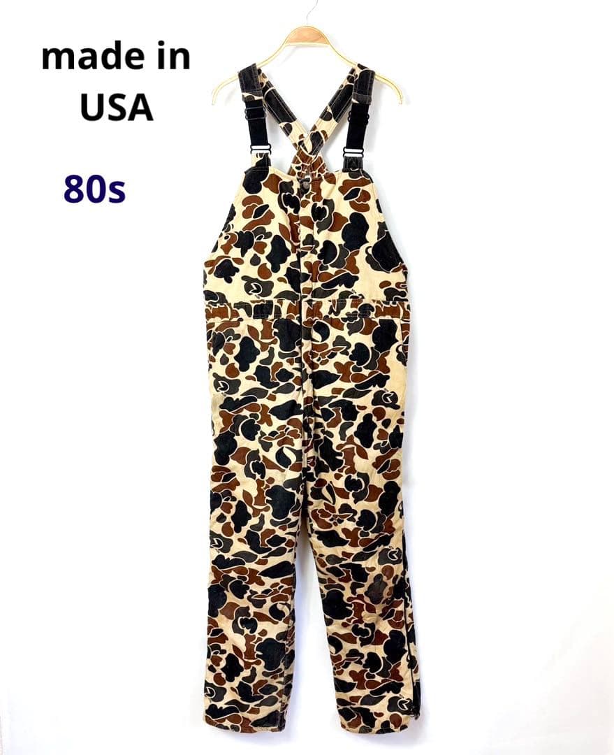 80s 10X USA製 ダックハンターカモ つなぎ オーバーオール S48b 80s 10X USA製 ダックハンターカモ つなぎ オーバーオール S48b - メルカリ