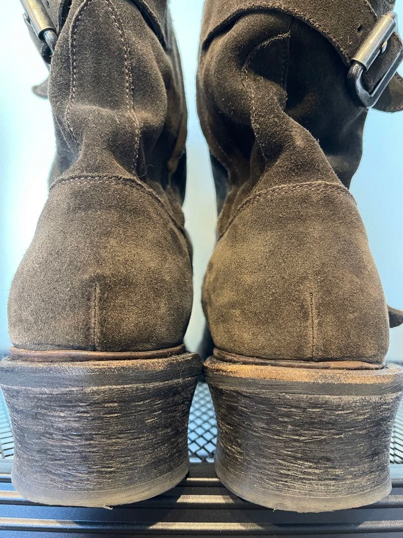 アルフレッドバニスター ブーツ 41 スエード カーキ