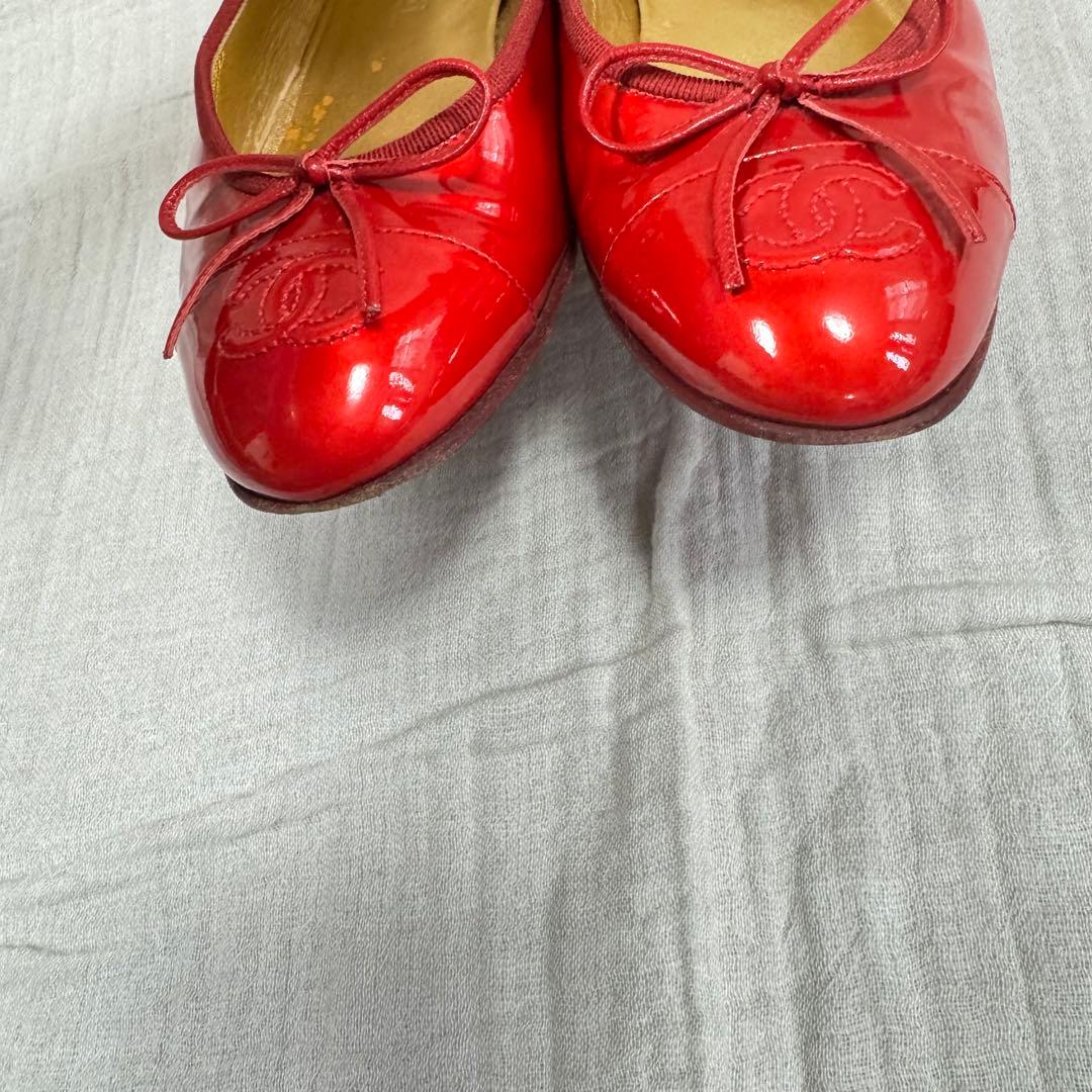 マリア様の 超美品 シャネル フラットシューズ パンプス バレエ