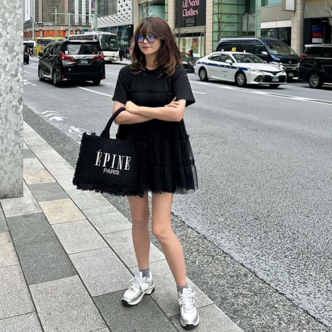 epine ツイード トートバッグ totebag - メルカリ