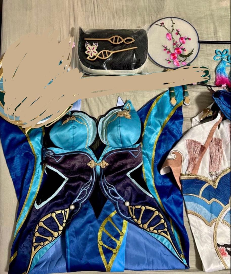 ウィッグ付き】崩壊スターレイル 阮梅 ルアン・メェイ 扇子 Lサイズ